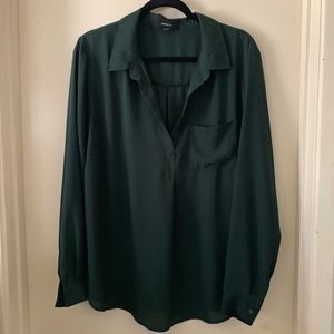 Chiffon collared top